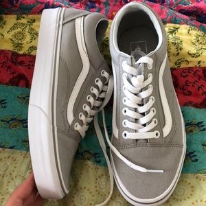 Grey vans
